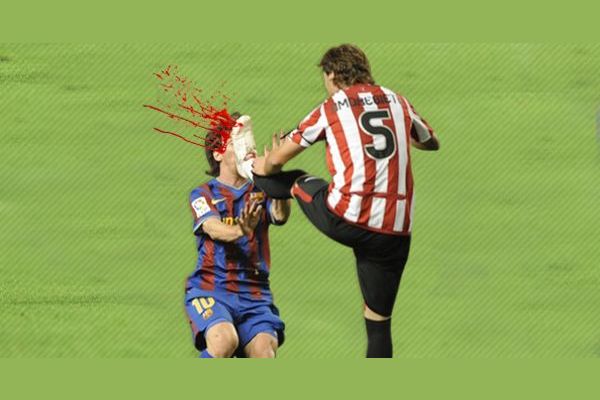 Top 10 Brutal Fouls Tackle On Lionel Messi