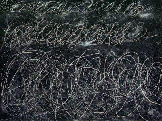 Is this the work of a famous artist, or a child's scribble?
