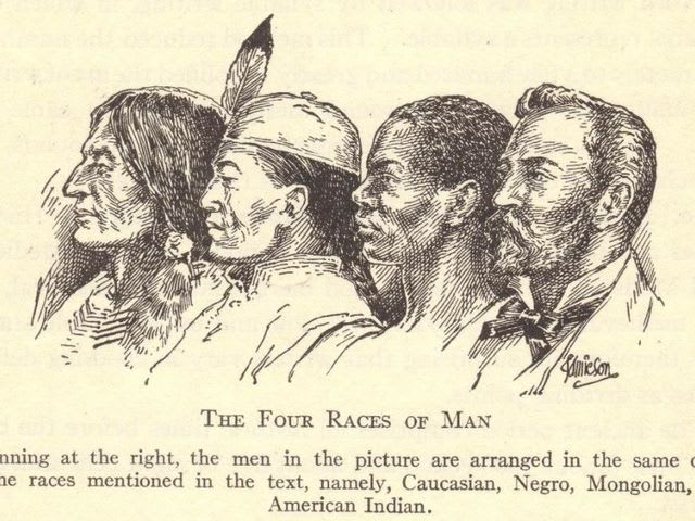 five races of mankind