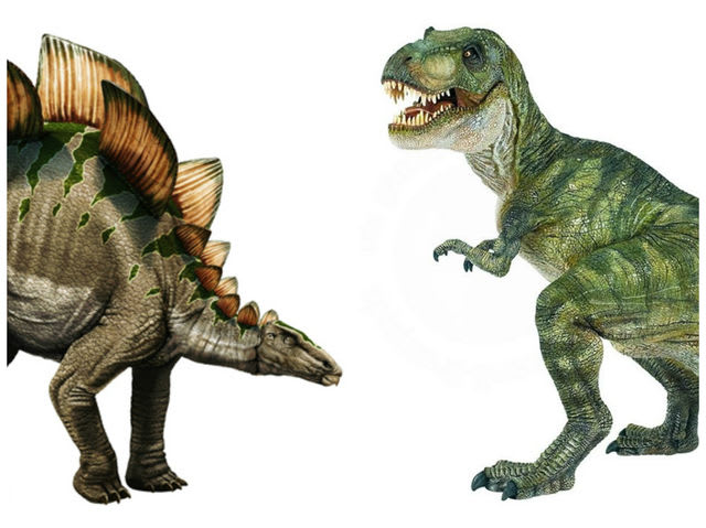 time between t rex and stegosaurus
