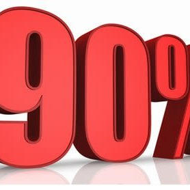 90%