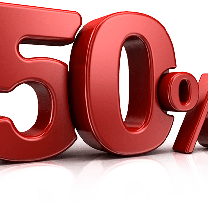 50%