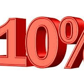 10%
