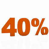 40%