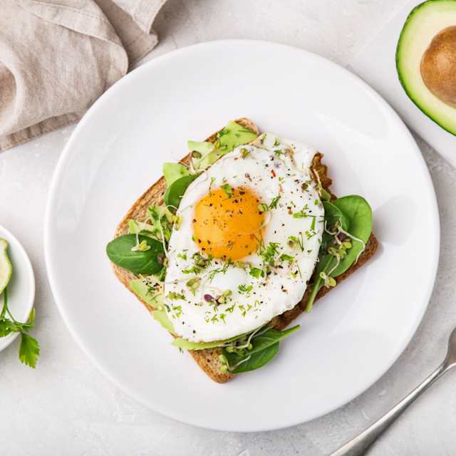 Eggs and toast