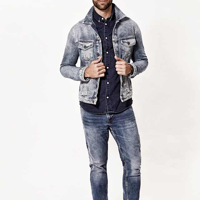 Jeans and a denim Jacket