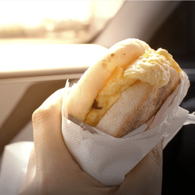 Eating in my car