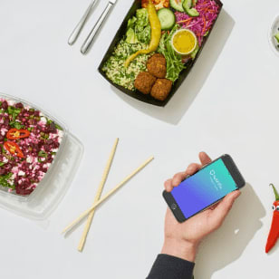 Eating on the phone