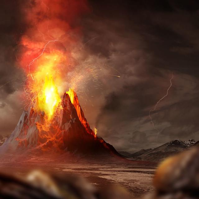 Volcanic island