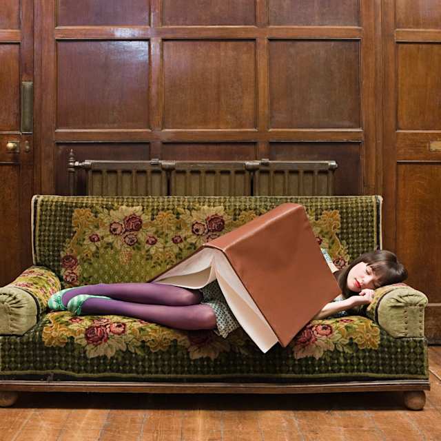 Staycation with a big book