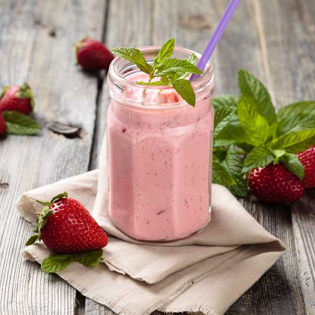 Strawberry milkshake
