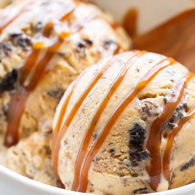 Something cold and frosty like ice cream or snow cones.