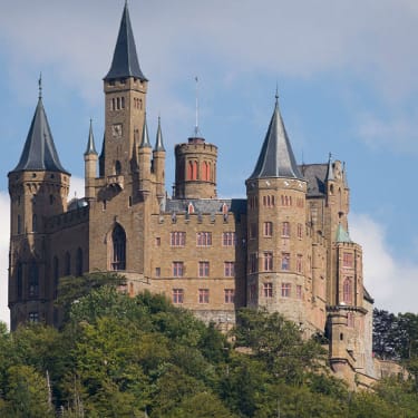 A sprawling castle