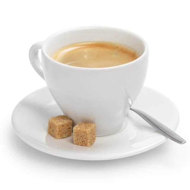 With cream and sugar