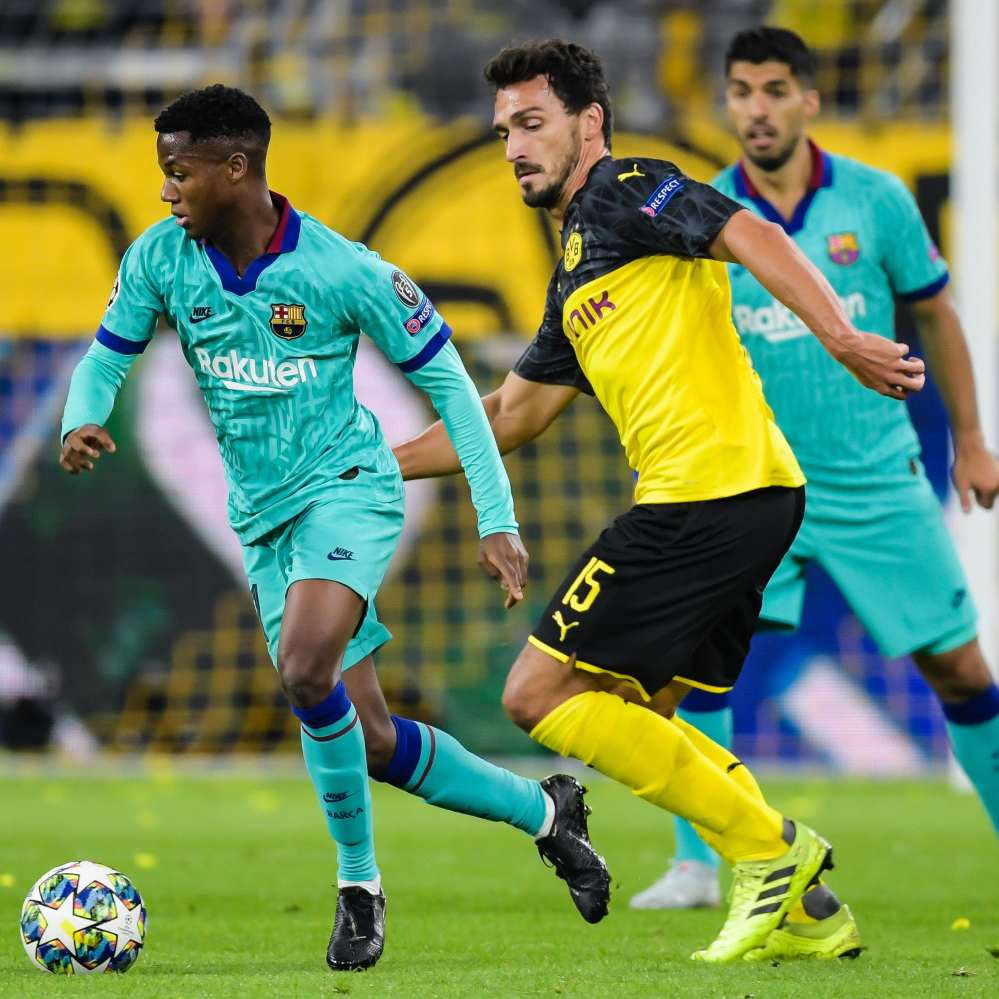 Borussia Dortmund Vs Barcelona Football Match Report September 17 2019 Espn