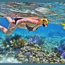 Relaxed sailing, swimming or other aquatic activities