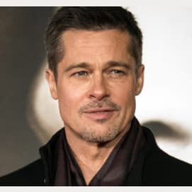 Brad Pitt. He's almost as sexy as me!