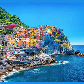 Bright sun, brighter buildings