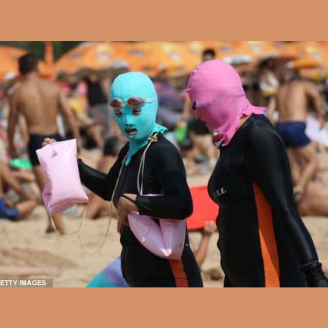 Love it! It's colorful sun-protection!