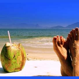 Chillin' on the beach