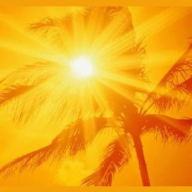 SUPER hot and sunny