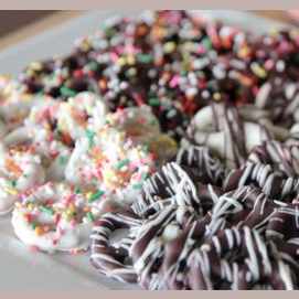 Chocolate covered pretzels
