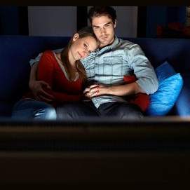 Snuggling with Bae and watching Netflix