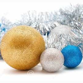Blue, silver, gold