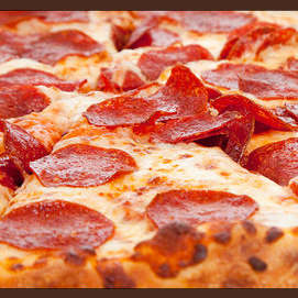 A large pizza 