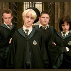 Be sorted into Gryffindor...but have to take every class with the Slytherins?