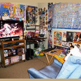 In my room. Sure it can be a bit loud, but there's a lot of memories here.