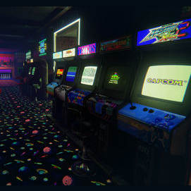 An arcade. Games, food, fun. What more could you want?