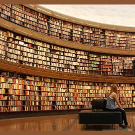 A library. Full of great books and answers to many of my questions.