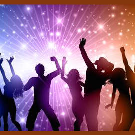 A party. Somewhere with high energy.