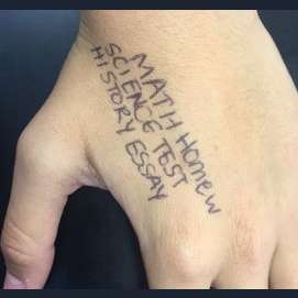 It's my hand.