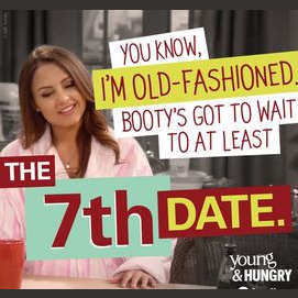 Booty's got to wait to at least the 7th date