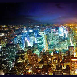 The city at night