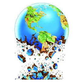 I'm scared for my whole world to crumble to pieces....