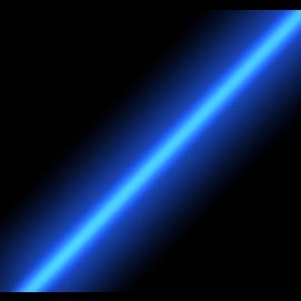 Blue, color of the Jedi Guardian.