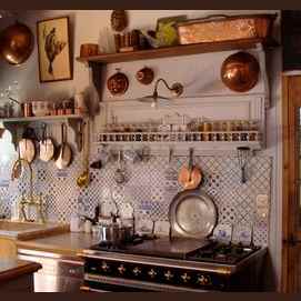 Anywhere were I could cook/do something creative