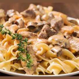Beef strogonoff