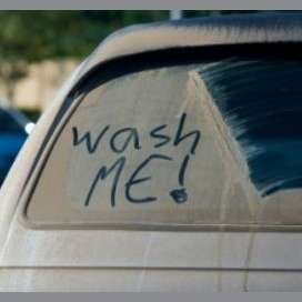 It is a criminal offence to drive around in a dirty car in Russia