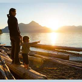 Taking in the landscape on your favorite family trip