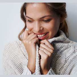The feel of a sweater someone special gave you