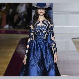 A DEEP ROYAL REALE BLUE DRESS