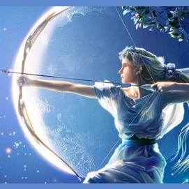 Artemis-you like hunting and living in the wild. You are a strong female
