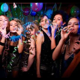 partying