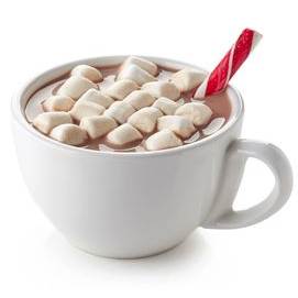 Hot chocolate with marshmallows
