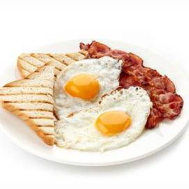 Bacon and eggs
