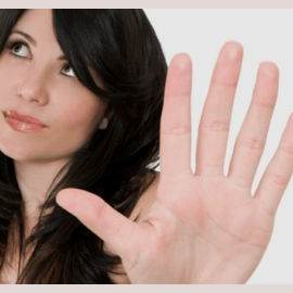 You ignore the woman's pleas, as she may be guilty 